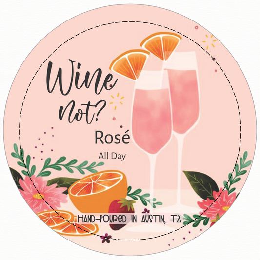 wine unique candle gift