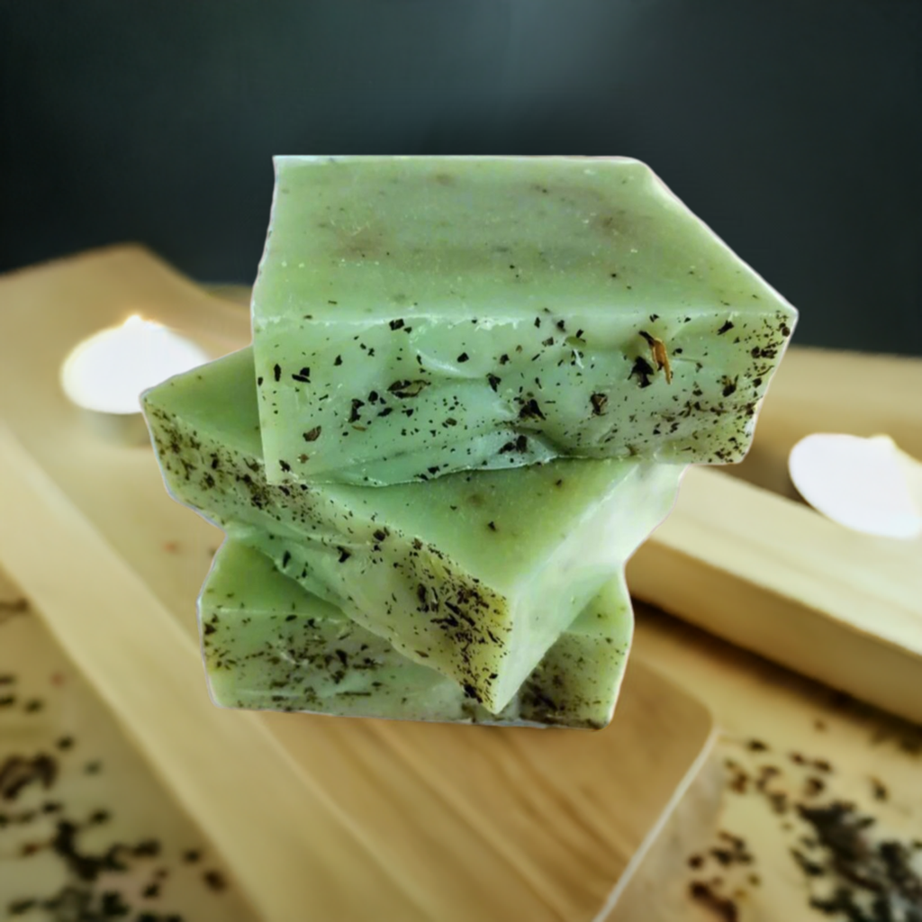 Spearmint Eucalyptus Artisan Soap - PinkFlamingoCandle