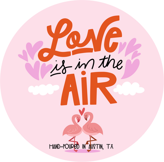 uxury romantic soy candle pink flamingo aesthetic branding