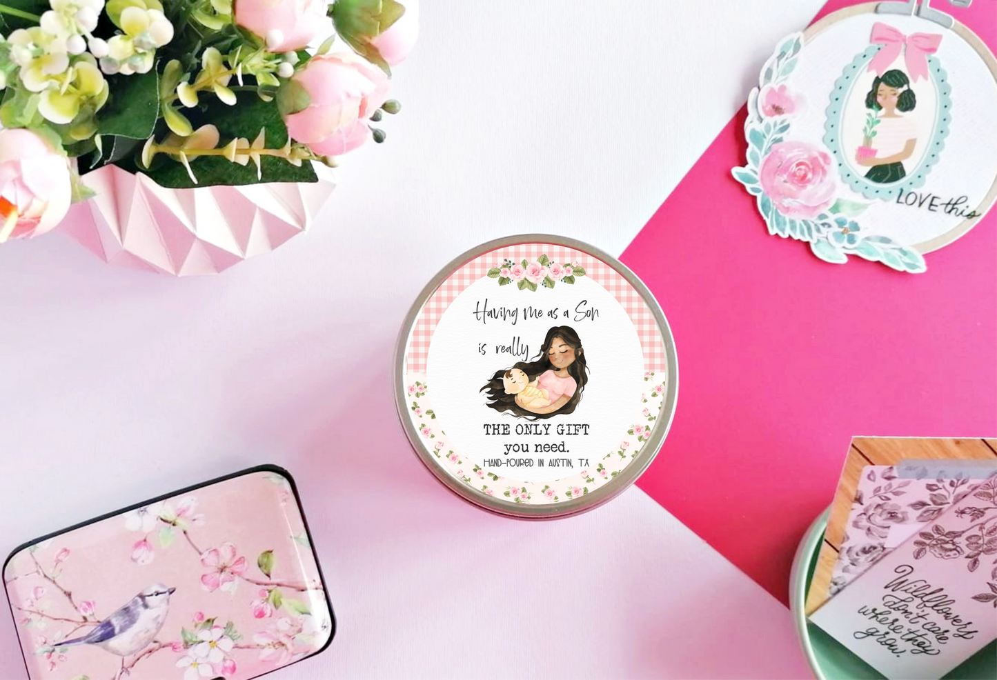 Mother's Day Gift For Mom from Daughter, Having Me As A Daughter Soy Candle, Sarcastic Mom Gift, Funny Gift For Mom, Mom Candle