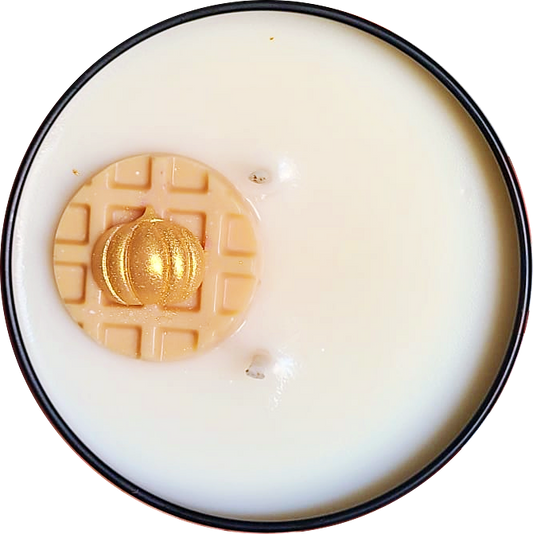Pumpkinwaffles fall candle, unique gift