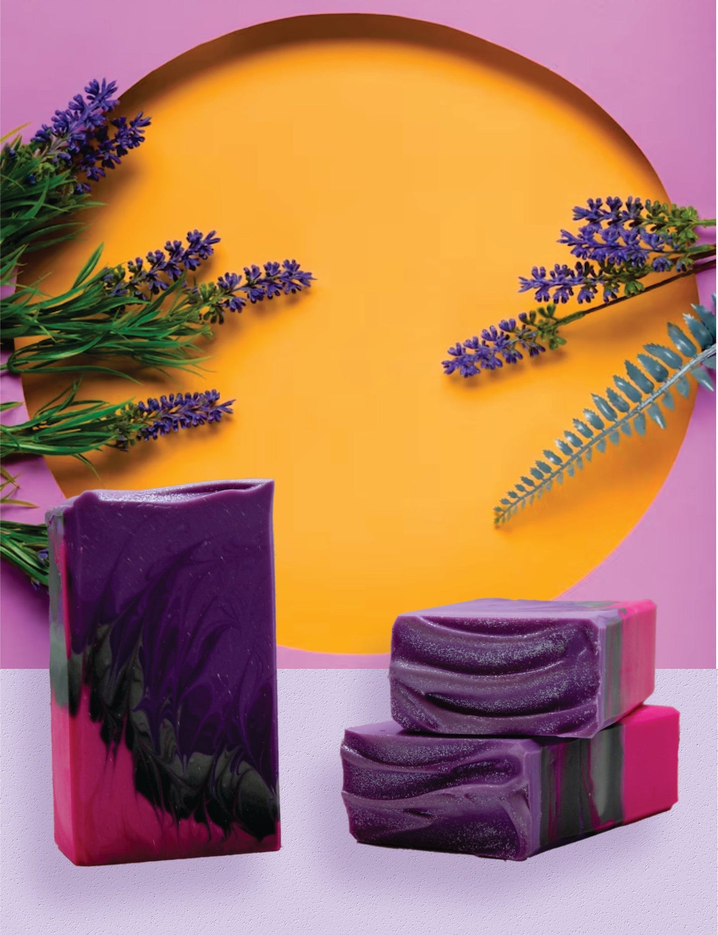 Sweet Lavender Artisan Soap. NEW! - PinkFlamingoCandle