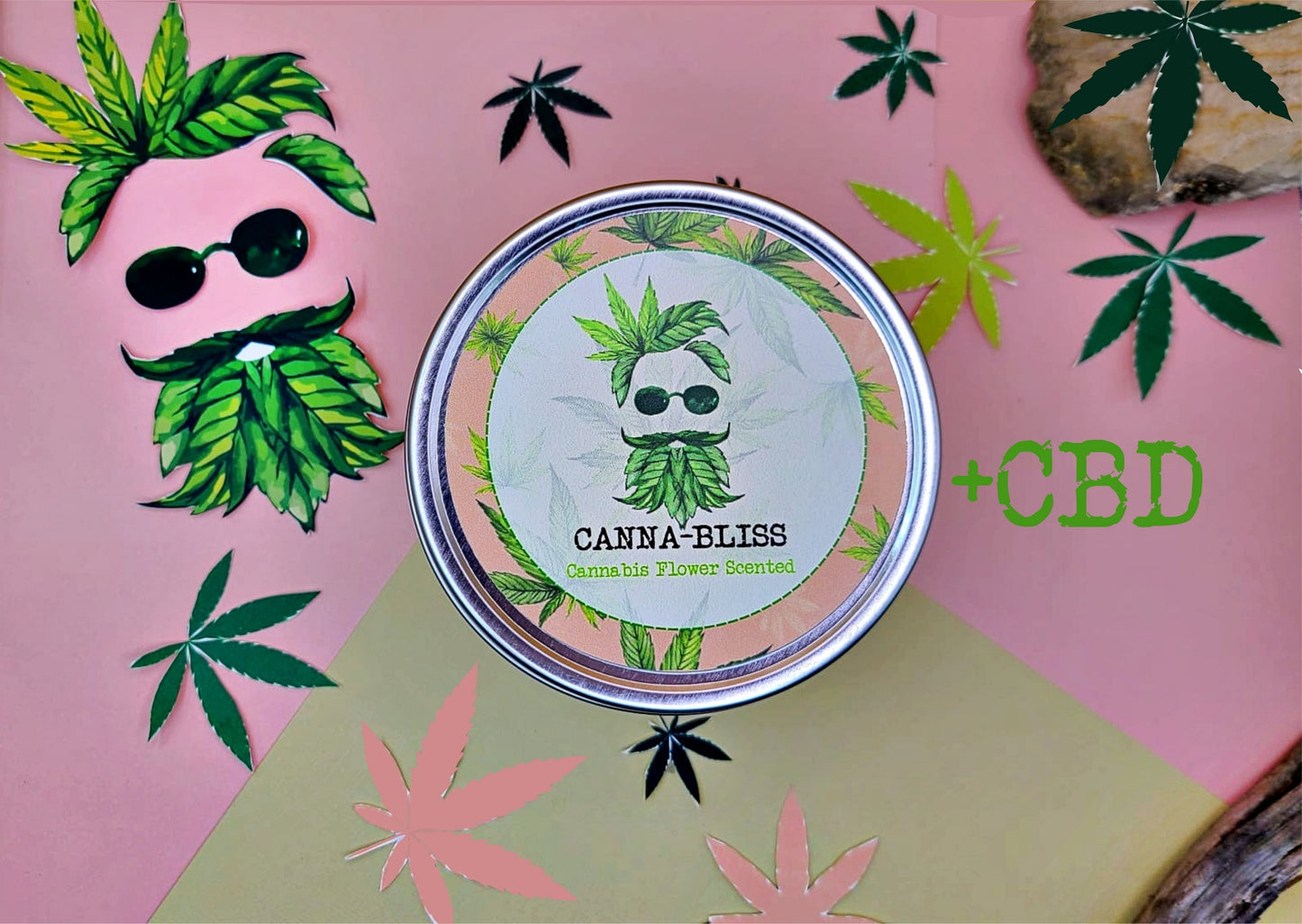 Canna-Bliss|Man Cave Candle - PinkFlamingoCandle