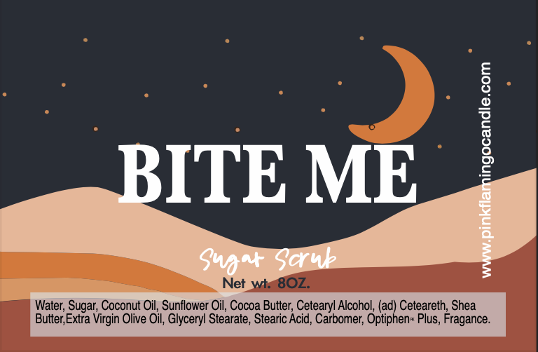 Bite me Sugar Scrub 8oz Men scent