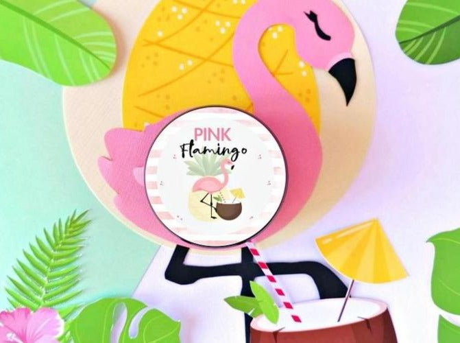 Pink Flamingo Signature Candle 8oz