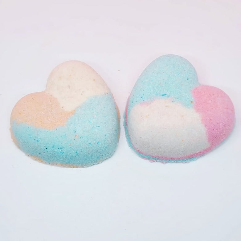 Love Heart Bath Bomb| Luxury Bath Bomb + Earrings | Gift Package