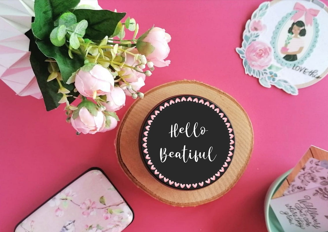 Hello Beautiful Scented Candle | Thank You Gift | Birthday Gift | Best Friend Gift | Appreciation Gift | Personalized Gift | Soy Candle |