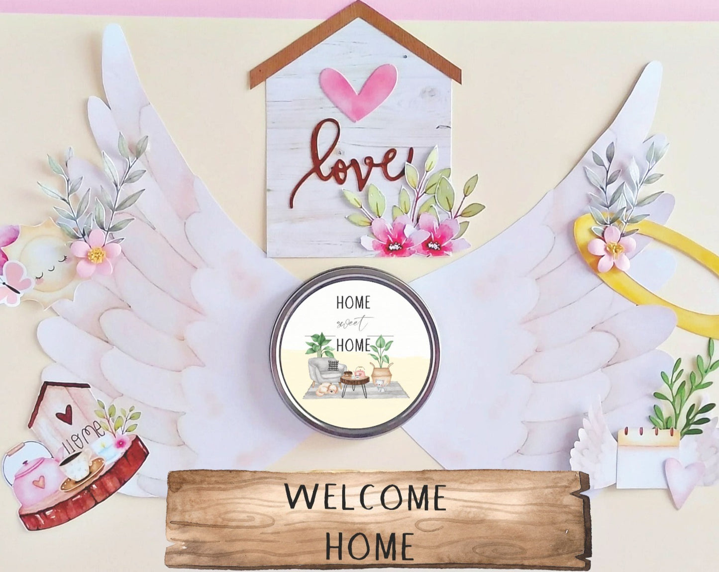 Home Sweet Home, 14oz, Housewarming gift, New Home Gift, Realtor closing