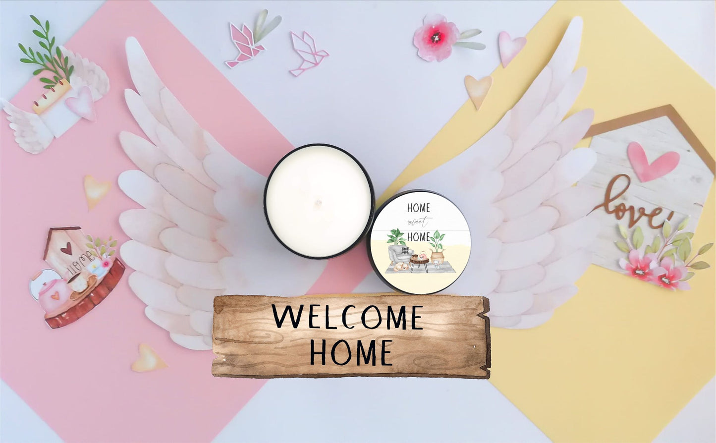 Home Sweet Home, 8oz, Housewarming gift, New Home Gift, Realtor closing