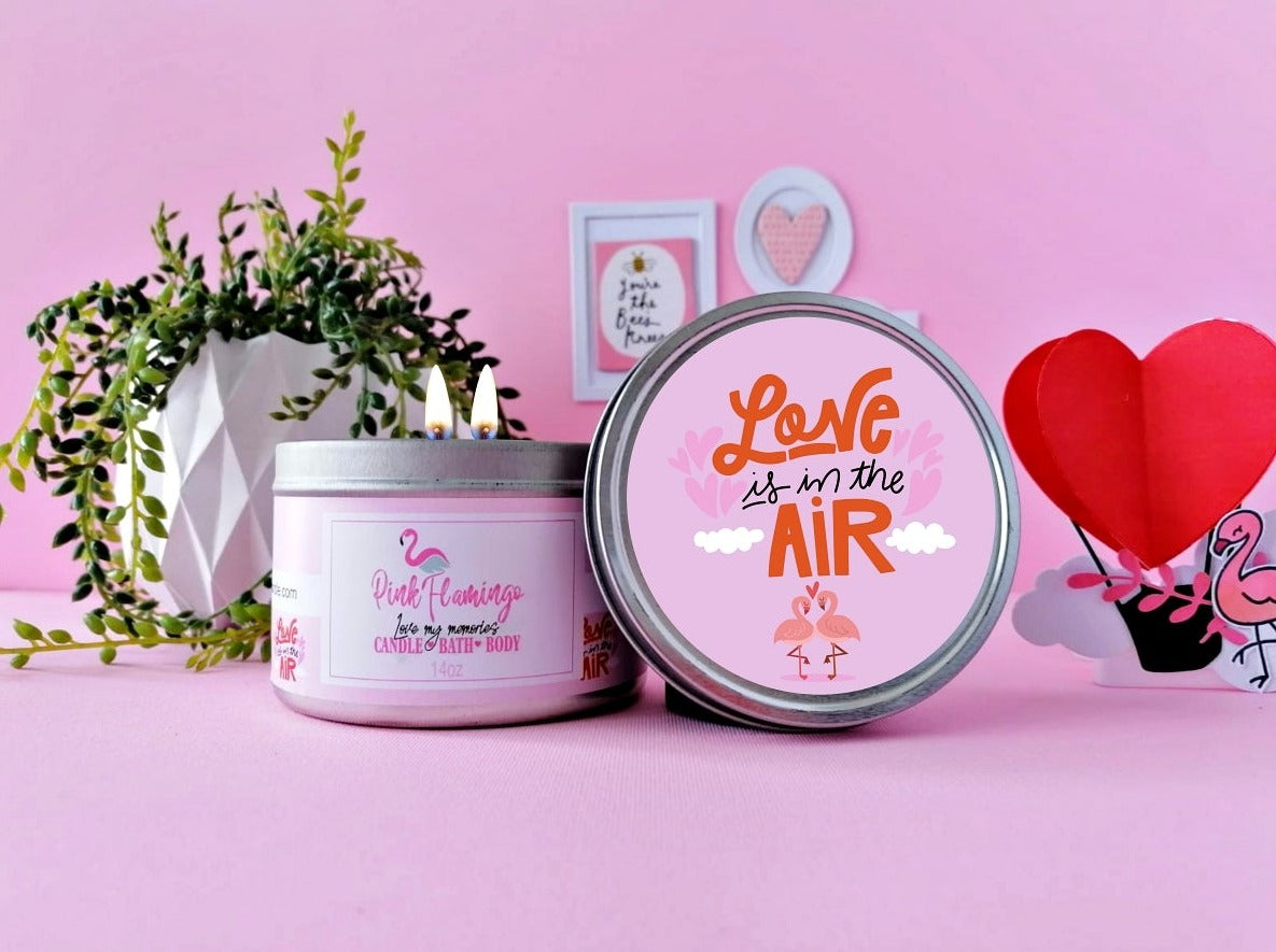 Love is in the Air, Valentine's candle 14oz