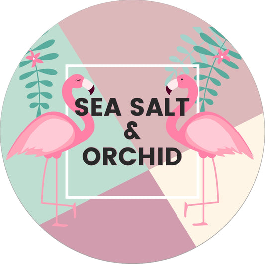 Sea Salt & Orchid | Signature Candle - PinkFlamingoCandle