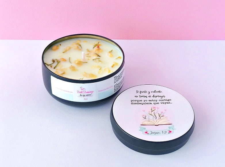 Josue 12:9 Candle- Faith Candle Collection - 8oz