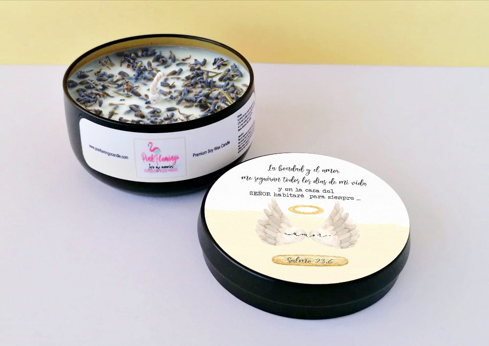 Salmo 23:6 Candle - Faith Collection Candle 8oz