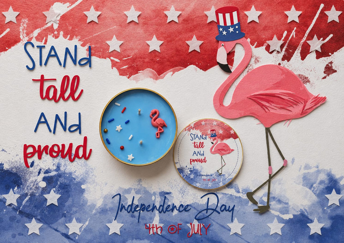 patriotic luxury candle summer home decor SUMMER CANDLE