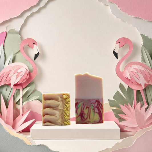 Peachy Kiss Artisan Soap - PinkFlamingoCandle