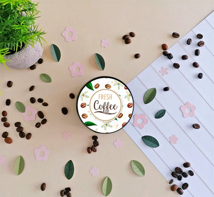 handcrafted fresh coffee soy candle aesthetic