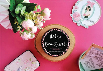 cozy uplifting candle for women