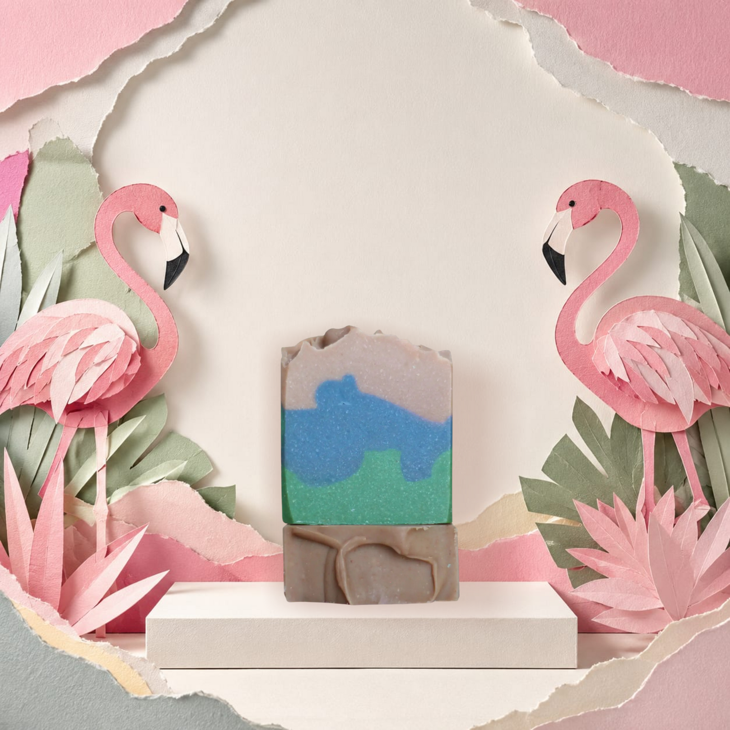 Handcrafted Masculine, fresh goat milk soap made with nourishing goat milk by Pink Flamingo Candle.