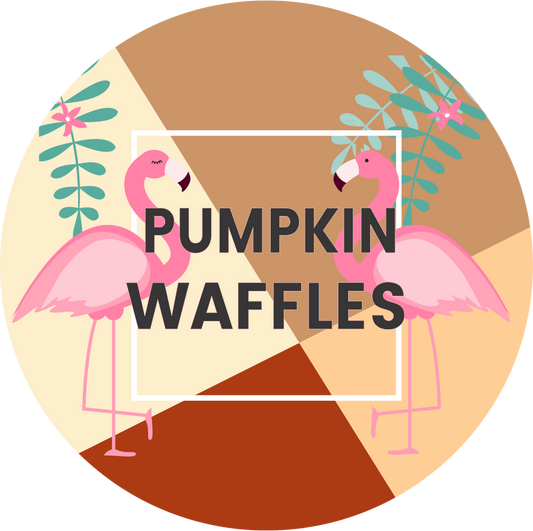 Pumpkinwaffles fall candle, unique gift