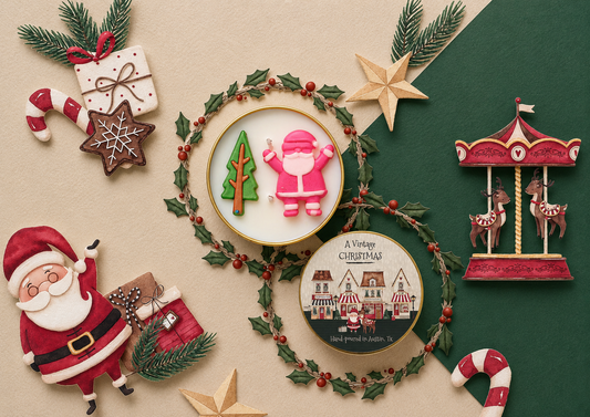 Luxury holiday candle for cozy Christmas decor