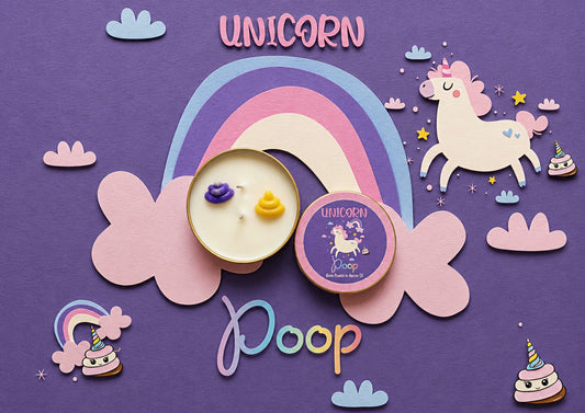 funny unicorn candle for kids pastel aesthetic
luxury playful soy candle unicorn themed