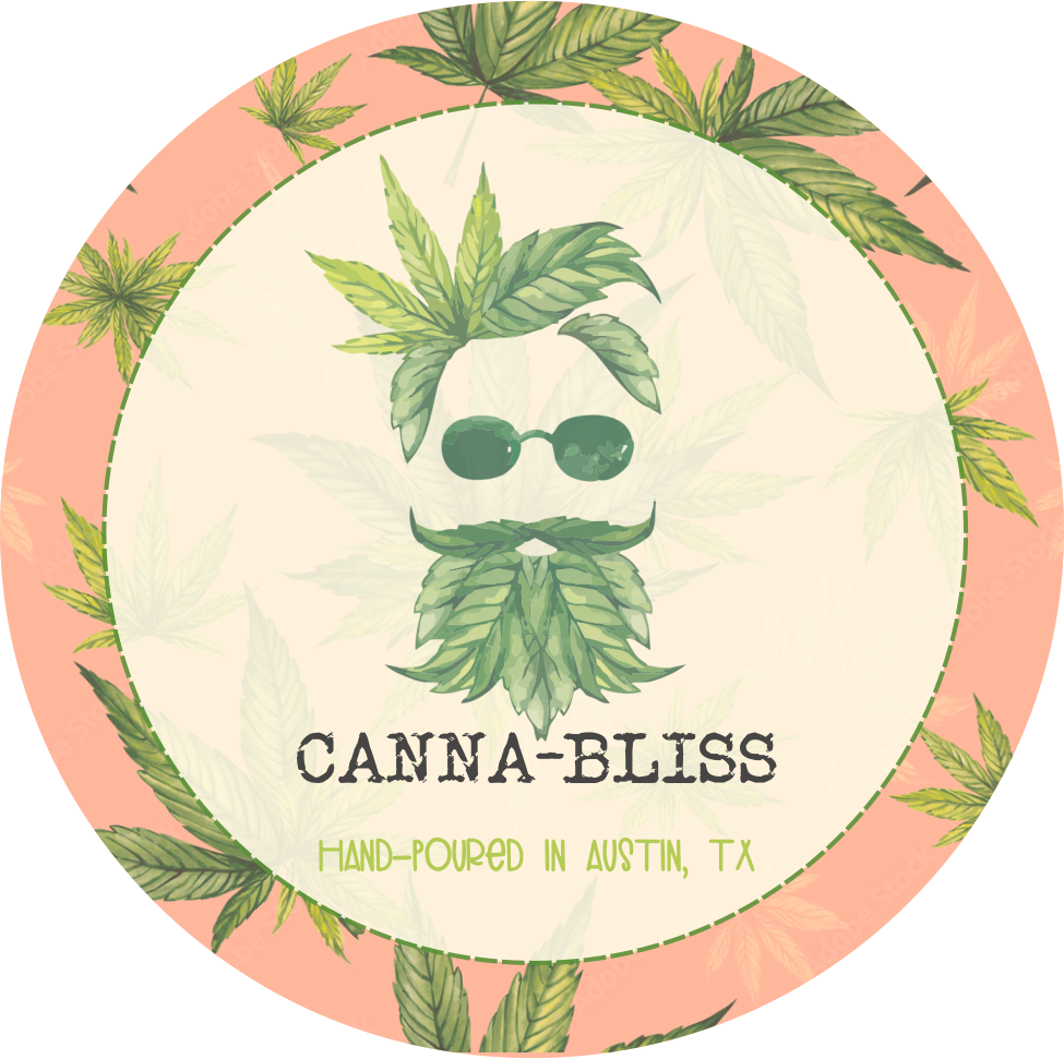 luxury canna bliss soy candle earthy masculine fragrance