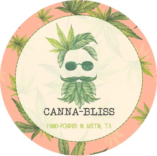 luxury canna bliss soy candle earthy masculine fragrance