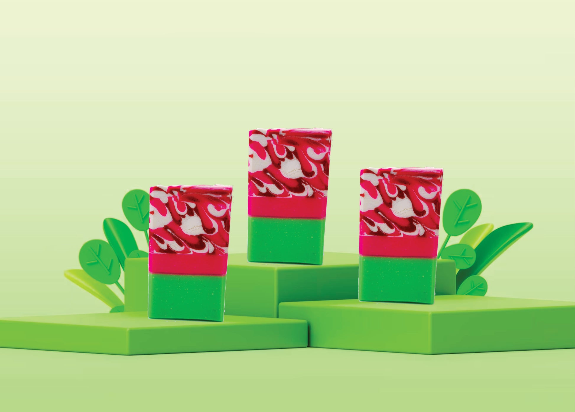 Cherry Lime Artisan Soap - PinkFlamingoCandle
