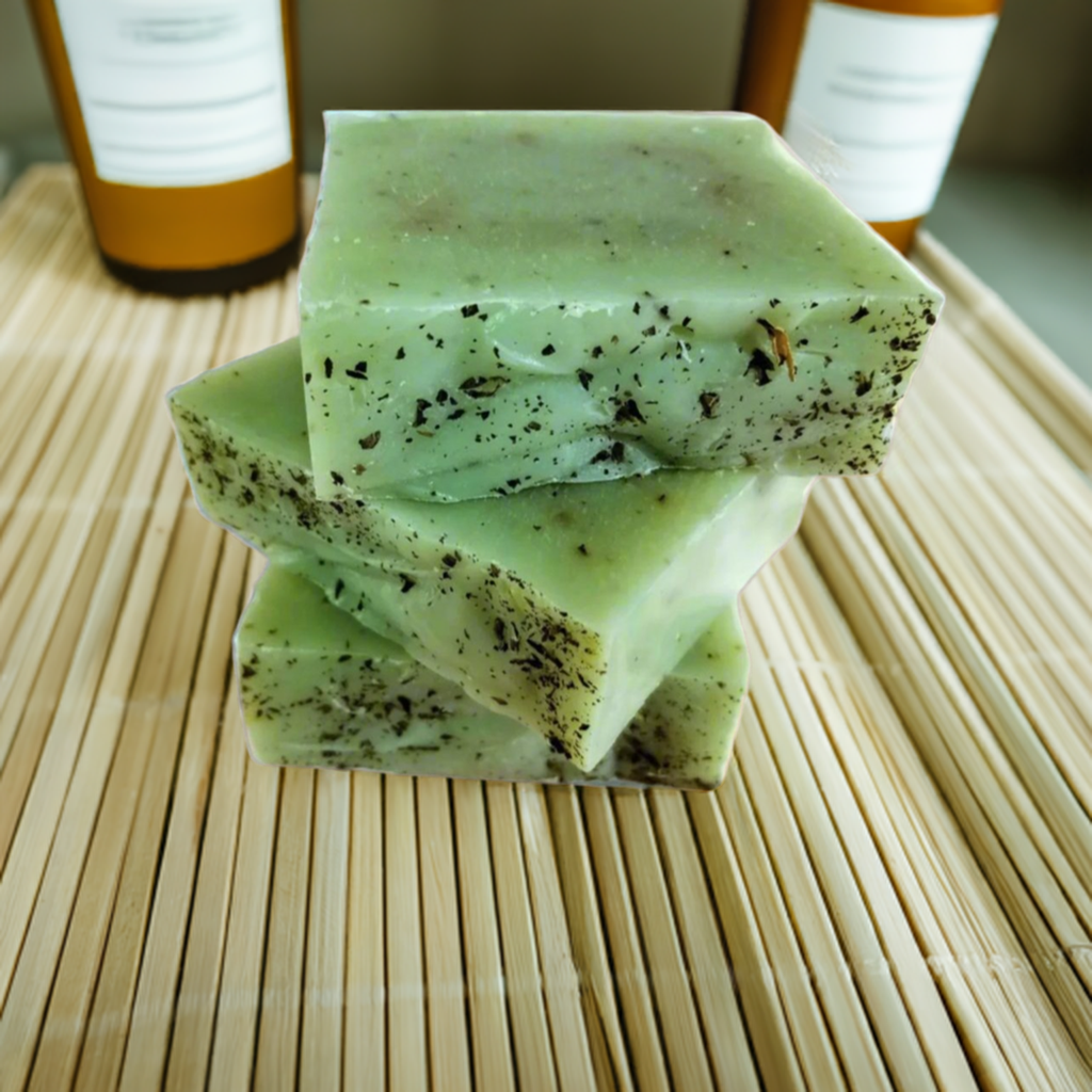 Spearmint Eucalyptus Artisan Soap - PinkFlamingoCandle