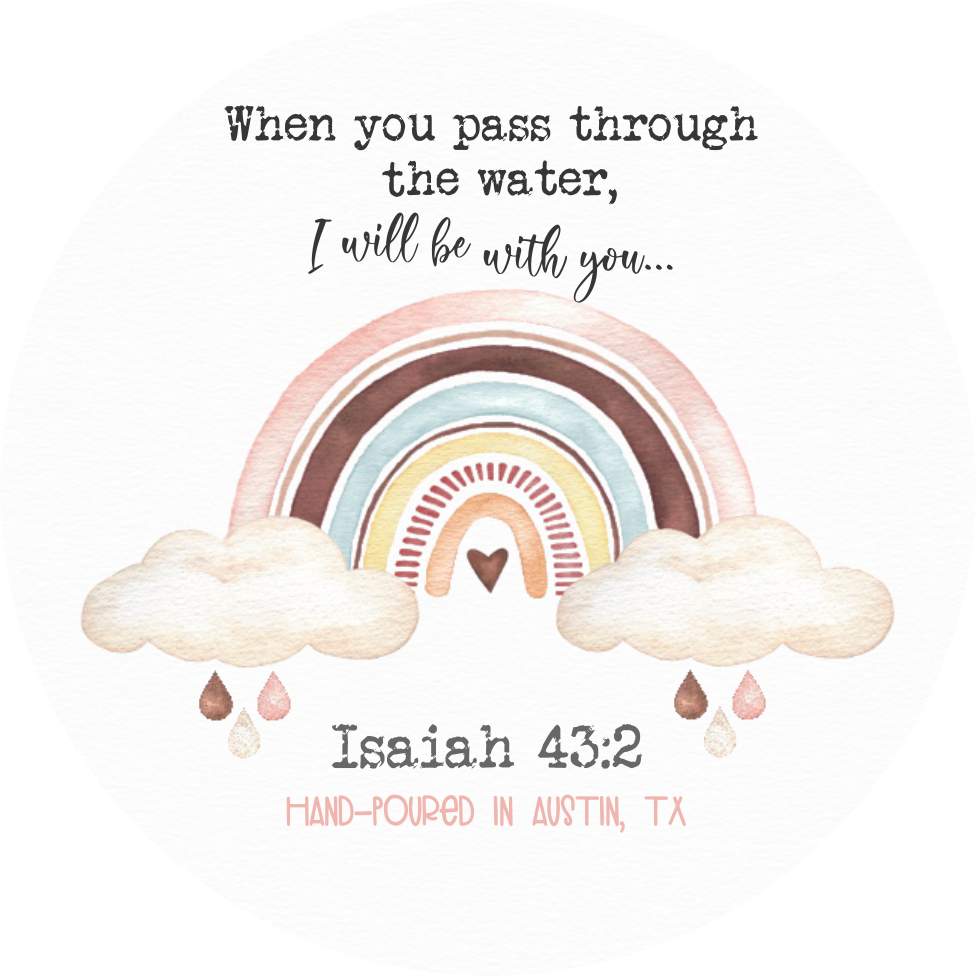 floral natural candle, luxury gift