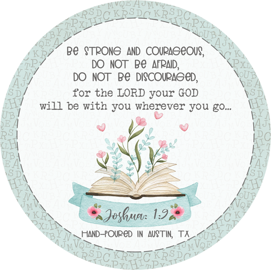 jasmine soy candle, bible verse gift

