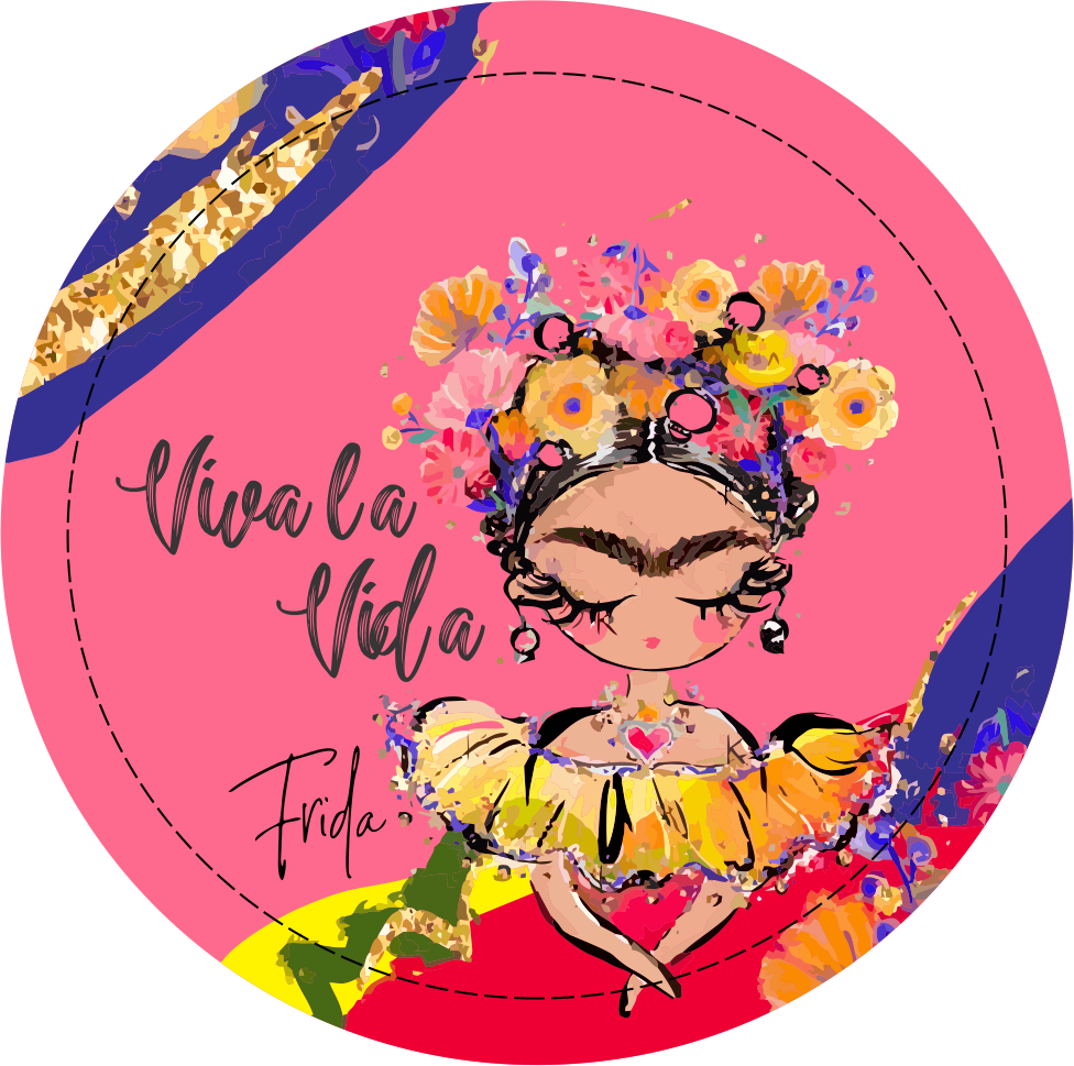 luxury Frida inspired soy candle colorful artistic home fragrance