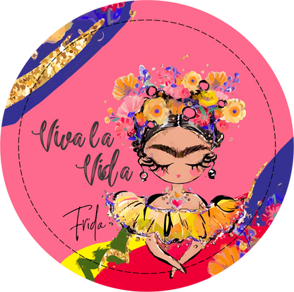 luxury Frida inspired soy candle colorful artistic home fragrance