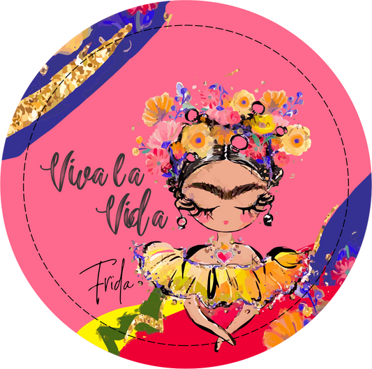 luxury Frida inspired soy candle colorful artistic home fragrance