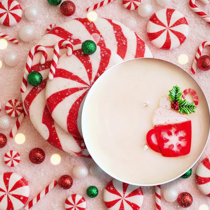 Peppermint & Mocha candle, Seasonal candle