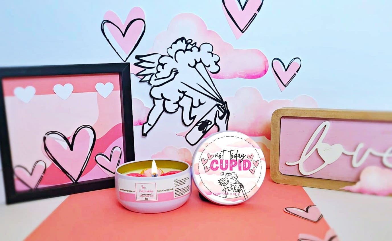 anti love candle handcrafted soy wax bold humor gift idea