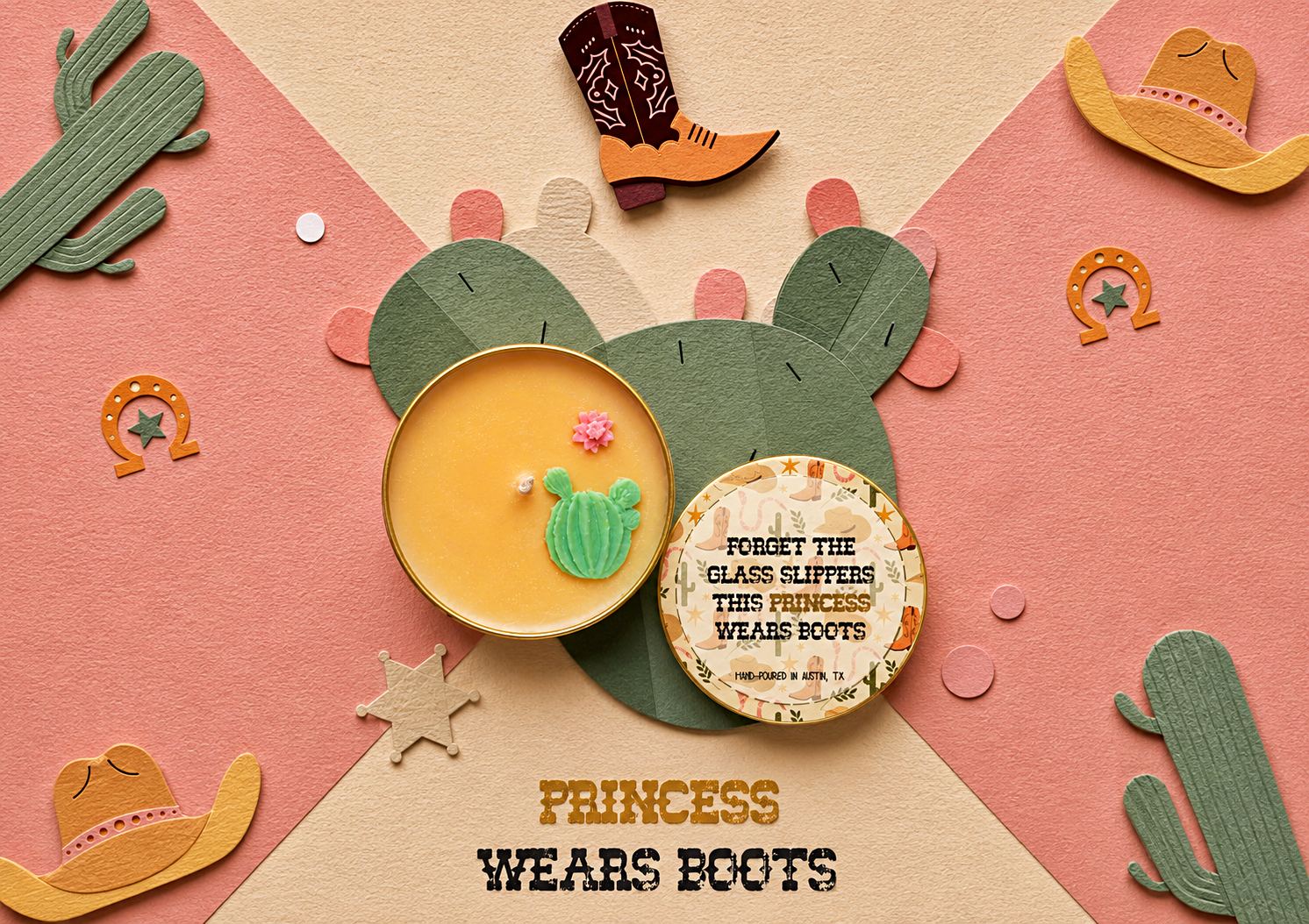 western inspired luxury candle gift for cowgirls