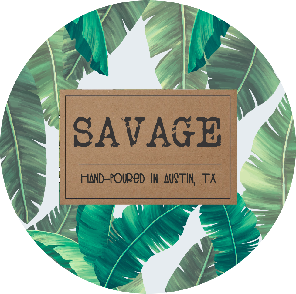 luxury savage soy candle masculine home fragrance