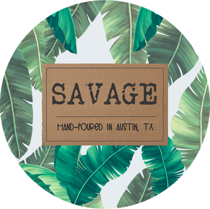 luxury savage soy candle masculine home fragrance