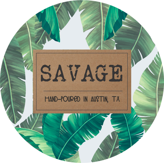 luxury savage soy candle masculine home fragrance