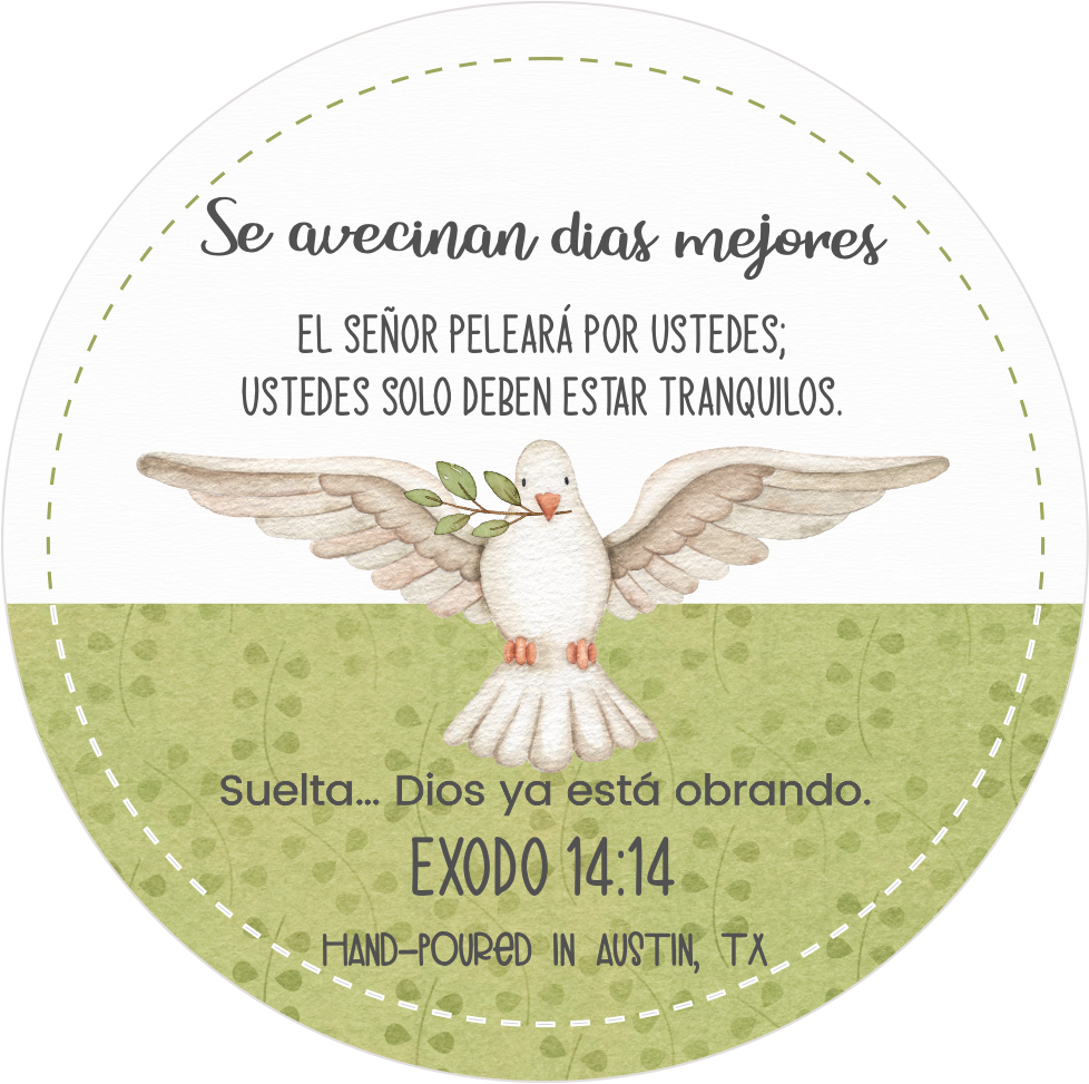 soy candle
inspirational candle
