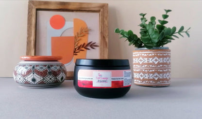 Man cave Candle, Sandalwood and leather