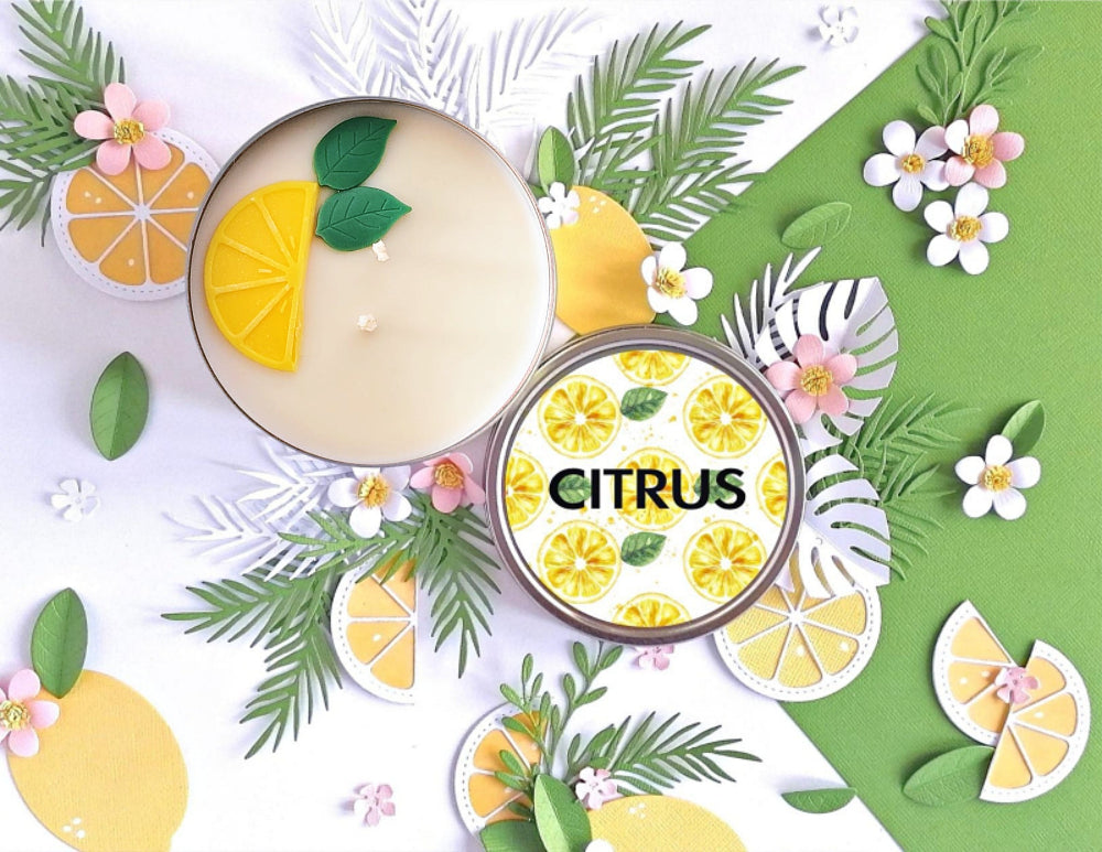 Citrus Signature Candle 14oz- Pink Flamingo Candle