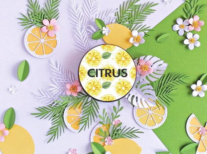 spa inspired citrus candle aesthetic