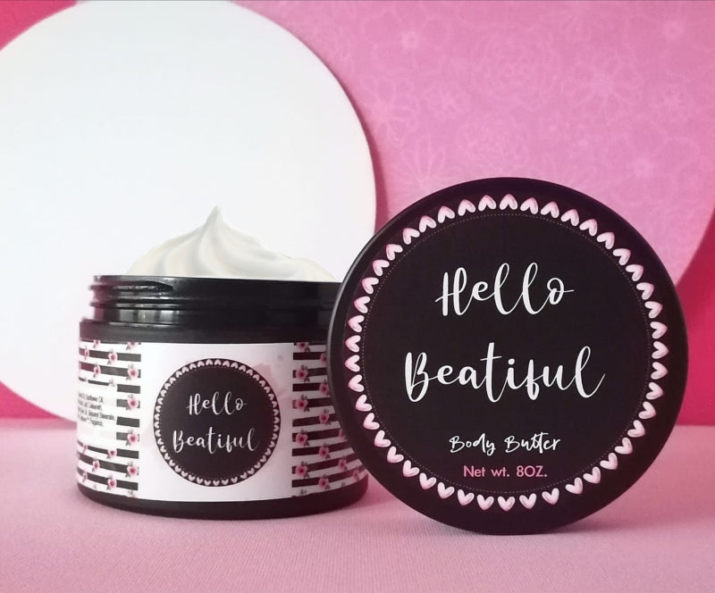 Hello Beautiful Body Butter Gift Box Set 8oz