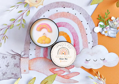 luxury over the rainbow soy candle whimsical home fragrance