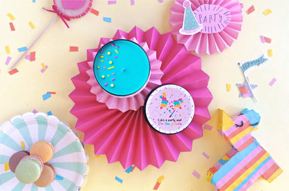 playful fruity soy candle handcrafted decor