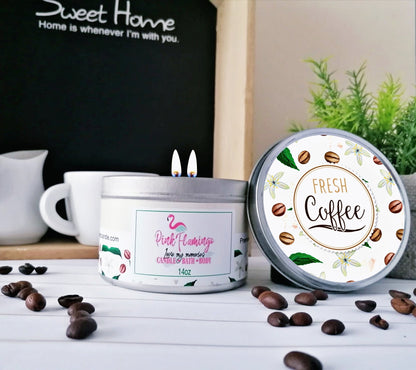 coffee shop inspired luxury candle