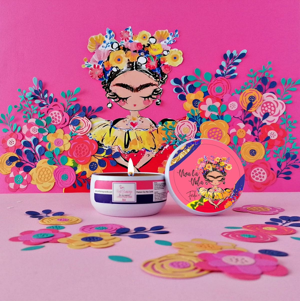FRIDA CANDLE 8OZ UNIQUE GIFT