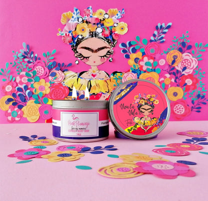 Frida inspired playful candle photography